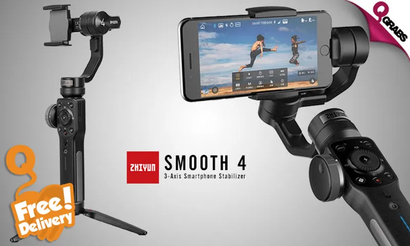 Zhiyun Smooth 4 3-Axis Handheld Gimbal!